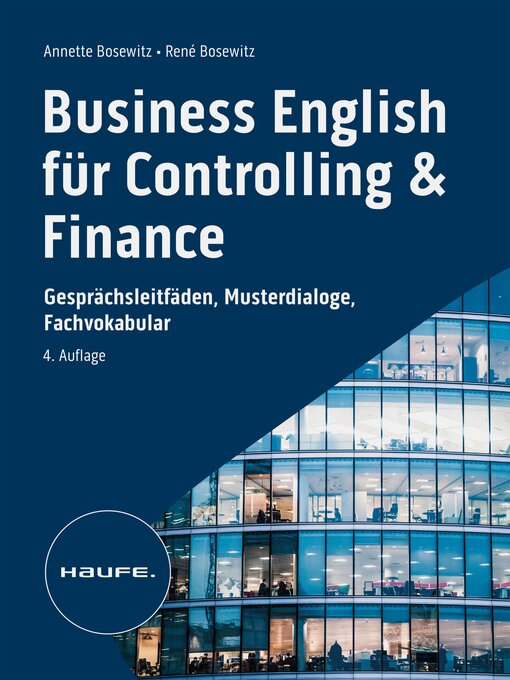 Title details for Business English für Controlling & Finance--inkl. Arbeitshilfen online by Annette Bosewitz - Available